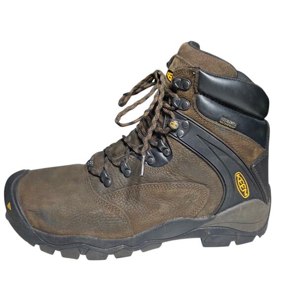 KEEN Utility Atlanta Cool II Mid Steel Toe Work Boots Men’s 9.5 Brown - Picture 2 of 11